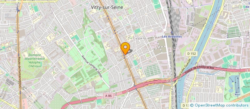 localisation de l'entreprise MADAME ROFRANE SGHAIER à VITRY-SUR-SEINE