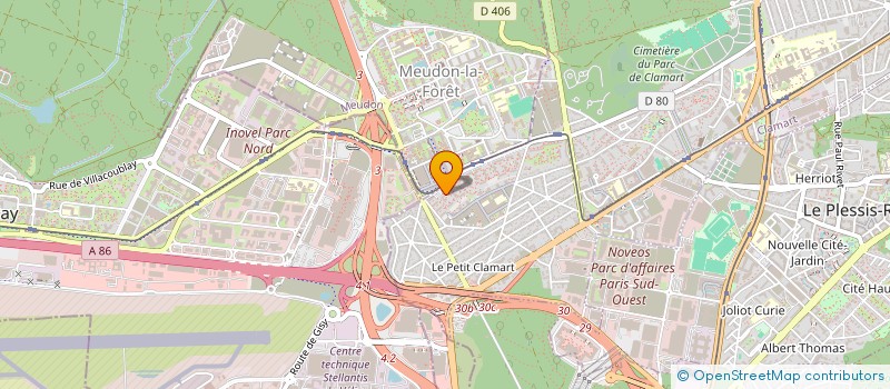 localisation de l'entreprise MADAME ROGELIA TONDJI TAPTCHOU à CLAMART