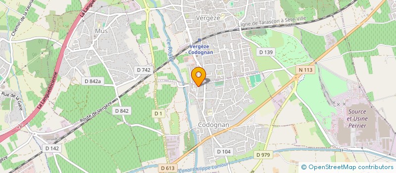 localisation de l'entreprise MADAME ROGER AUDOYER  CODOGNAN