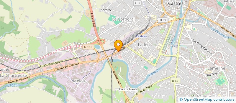 localisation de l'entreprise MADAME ROGER COMMENGES  CASTRES