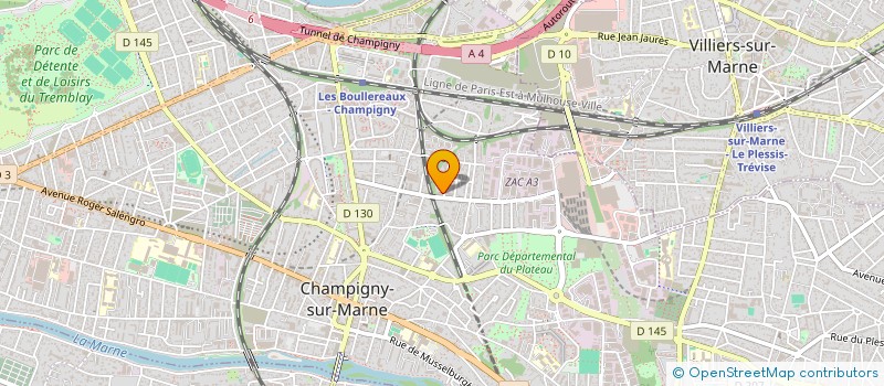localisation de l'entreprise MADAME ROGETTE KIVITIDI à CHAMPIGNY-SUR-MARNE