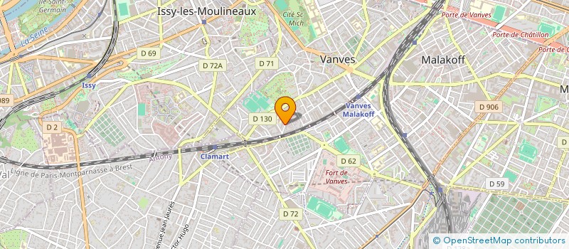localisation de l'entreprise MADAME ROGHIEH DARYAYI-POUR à VANVES