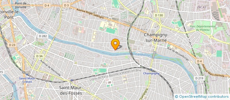 localisation de l'entreprise MADAME ROGHIEH MAJIDY KHALIL MAHALEH à CHAMPIGNY-SUR-MARNE