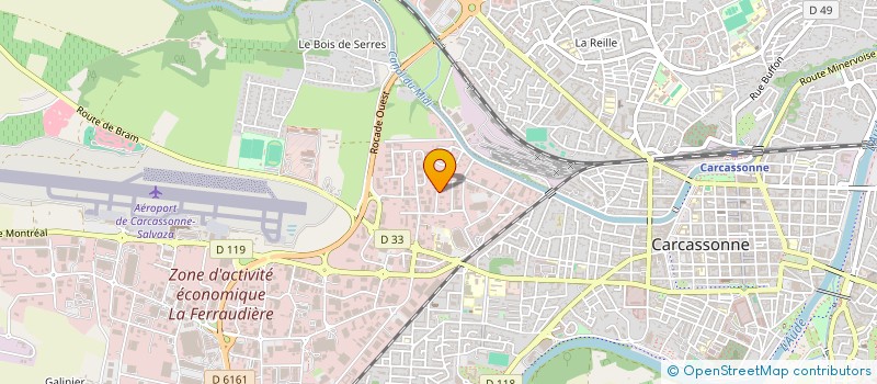 localisation de l'entreprise MADAME ROGINE ROVES  CARCASSONNE