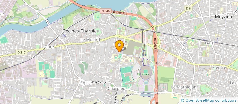 localisation de l'entreprise MADAME ROHINA GHAFARI  DECINES-CHARPIEU