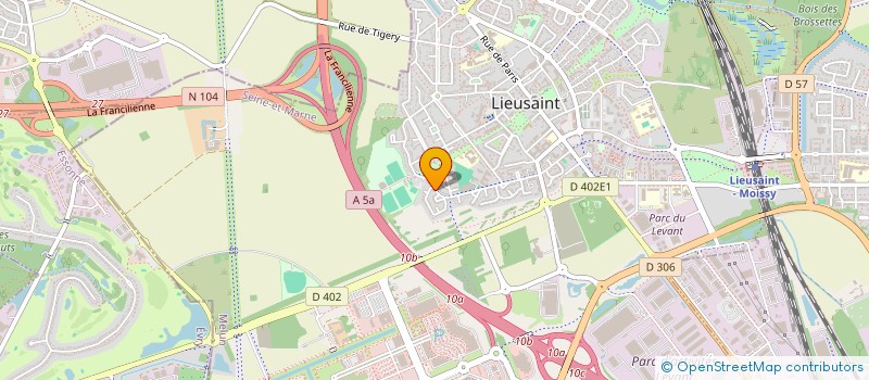 localisation de l'entreprise MADAME ROHINI PARAMESWARALINGAM  LIEUSAINT