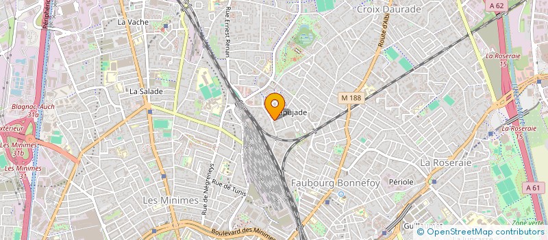 localisation de l'entreprise MADAME ROIHMA HABIBI  TOULOUSE