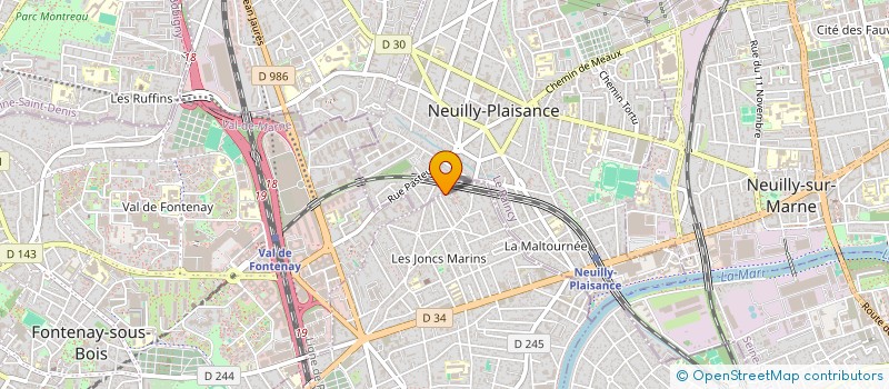 localisation de l'entreprise MADAME ROJANA SINNATHURAI  LE PERREUX-SUR-MARNE