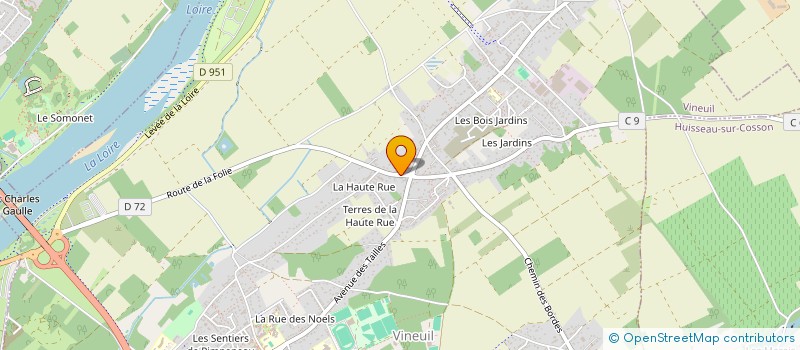 localisation de l'entreprise MADAME ROKAYA BOUBAKEUR à VINEUIL