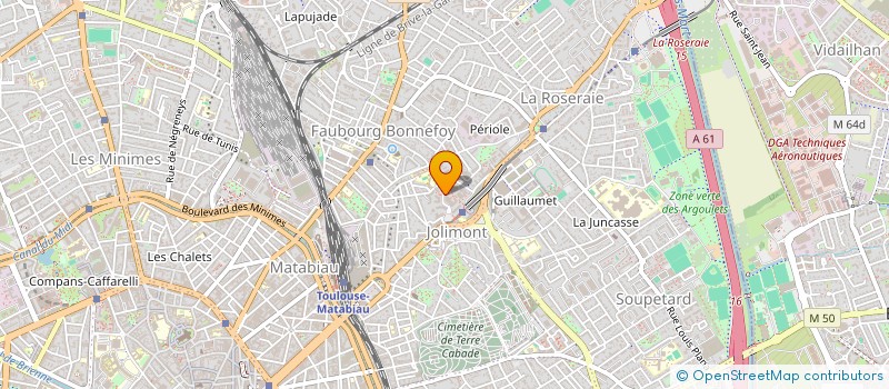 localisation de l'entreprise MADAME ROKHAYA BA  TOULOUSE