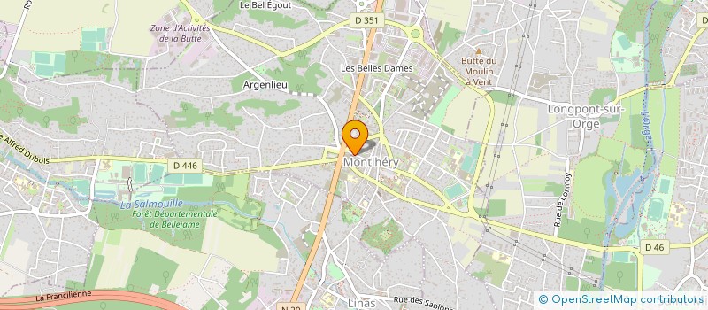 localisation de l'entreprise MADAME ROKHE DIOUF  MONTLHERY