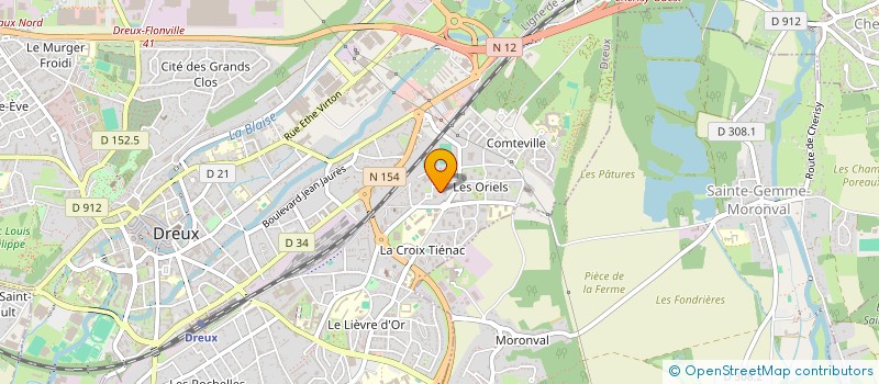 localisation de l'entreprise MADAME ROKIA DEMBELE à DREUX