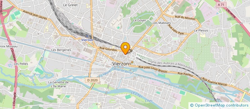 localisation de l'entreprise MADAME ROKIA NIAMBELE  VIERZON