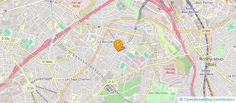 localisation de l'entreprise MADAME ROKIA SYLLA à MONTREUIL
