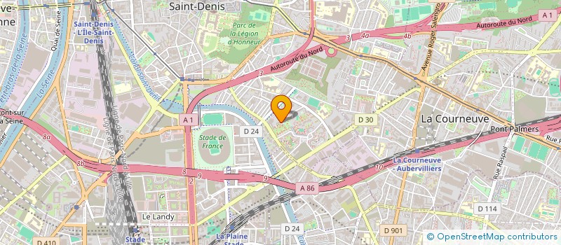 localisation de l'entreprise MADAME ROKIA TOGOLA à SAINT-DENIS
