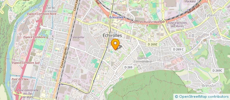 localisation de l'entreprise MADAME ROKIA TRAORE à ECHIROLLES