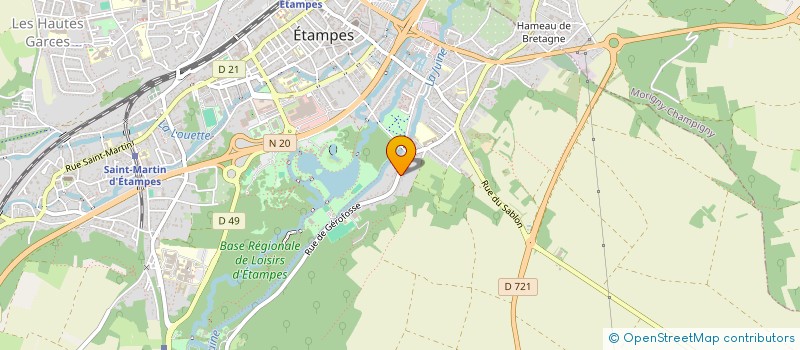 localisation de l'entreprise MADAME ROKIATOU TOURE  ETAMPES