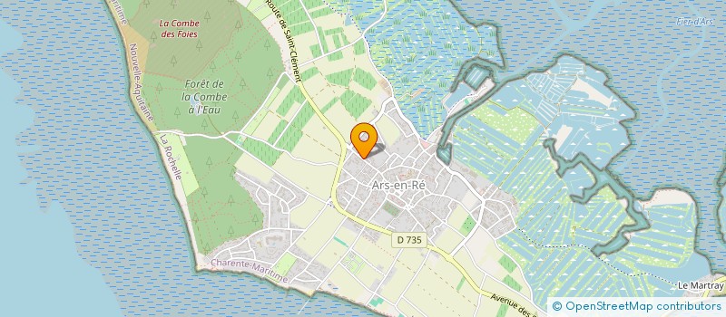 localisation de l'entreprise MADAME ROKSANA SAJNOK  ARS-EN-RE