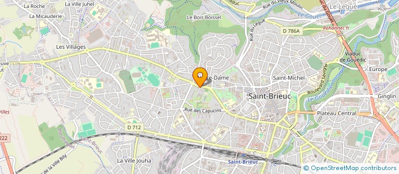 localisation de l'entreprise MADAME ROLANDE ALLOT à SAINT-BRIEUC