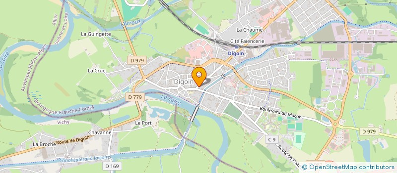 localisation de l'entreprise MADAME ROLANDE AUGER  DIGOIN