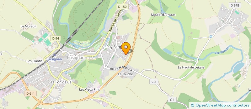 localisation de l'entreprise MADAME ROLANDE BAILLON  COULOMBIERS