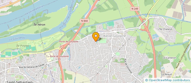 localisation de l'entreprise MADAME ROLANDE BARS à BASSE-GOULAINE