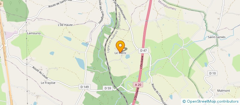 localisation de l'entreprise MADAME ROLANDE BESSE  FONTANES