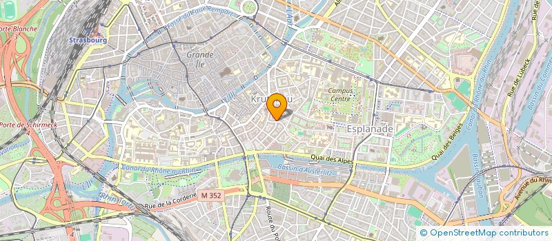 localisation de l'entreprise MADAME ROLANDE BLEICHNER à STRASBOURG