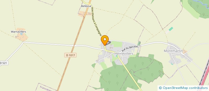 localisation de l'entreprise MADAME ROLANDE BOUDIN  MOYVILLERS