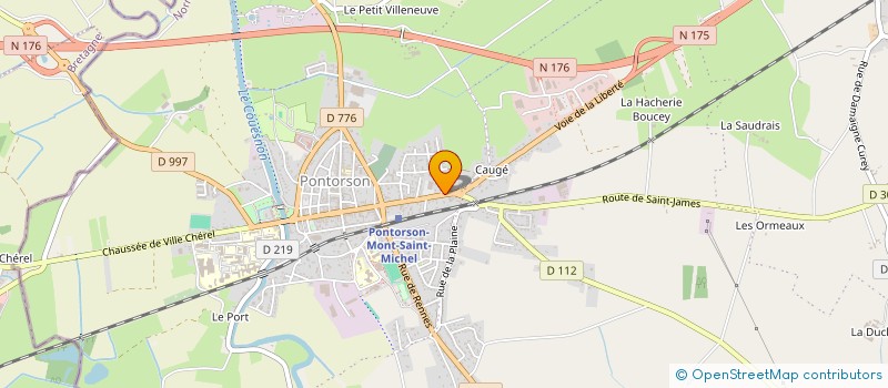 localisation de l'entreprise MADAME ROLANDE BOUTHIER à PONTORSON
