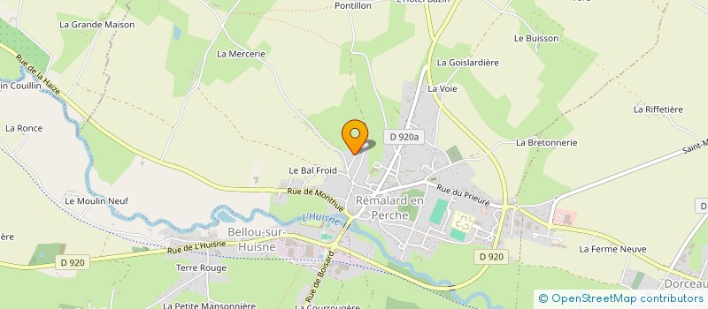 localisation de l'entreprise MADAME ROLANDE BUGUET à VERRIERES