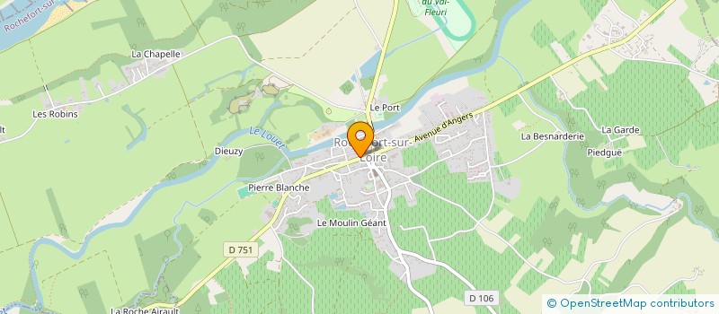 localisation de l'entreprise MADAME ROLANDE CAHOUR  ROCHEFORT-SUR-LOIRE