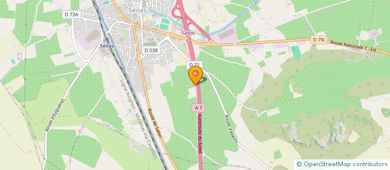 localisation de l'entreprise MADAME ROLANDE CAPEAU  SENAS