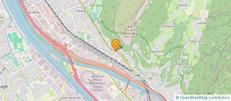 localisation de l'entreprise MADAME ROLANDE CARUANO  SAINT-MARTIN-LE-VINOUX