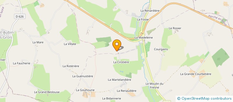 localisation de l'entreprise MADAME ROLANDE COUDRAY à PERCHE-EN-NOCE