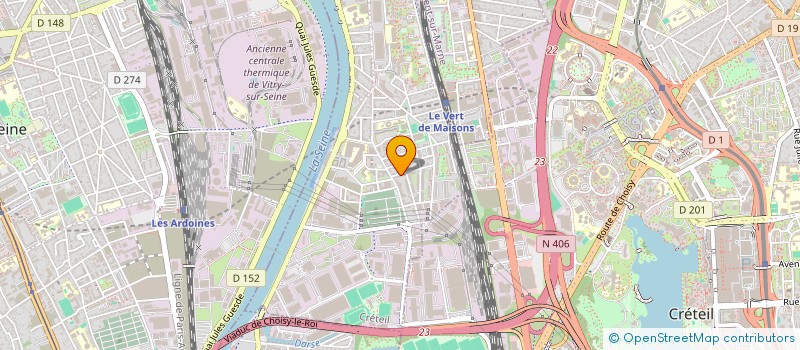 localisation de l'entreprise MADAME ROLANDE DANIEL  ALFORTVILLE