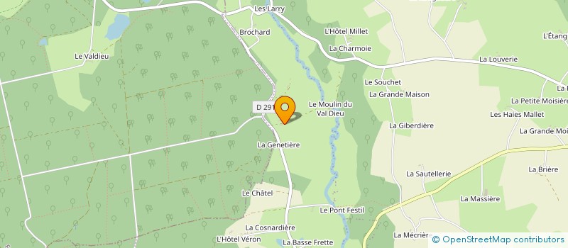 localisation de l'entreprise MADAME ROLANDE DAVID à LONGNY LES VILLAGES