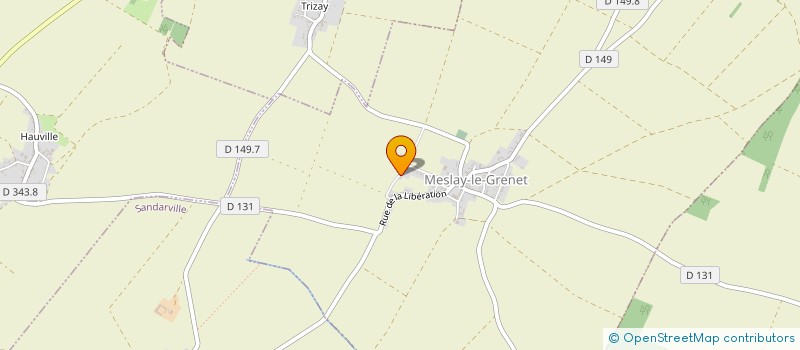 localisation de l'entreprise MADAME ROLANDE DELAPORTE à MESLAY-LE-GRENET