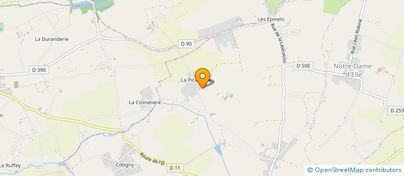 localisation de l'entreprise MADAME ROLANDE DESPLANQUES à SAINT-JEAN-D'ELLE