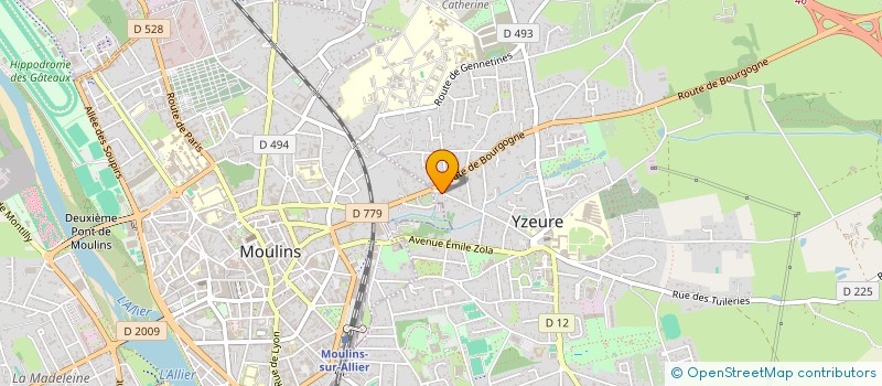 localisation de l'entreprise MADAME ROLANDE DIDAT à YZEURE
