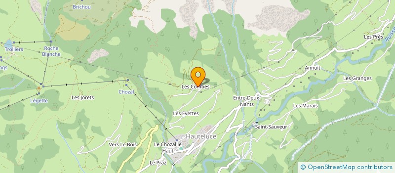 localisation de l'entreprise MADAME ROLANDE DUITTOZ-NEYROD à HAUTELUCE