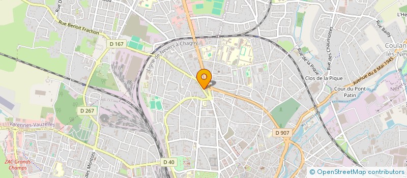 localisation de l'entreprise MADAME ROLANDE FALZON à NEVERS