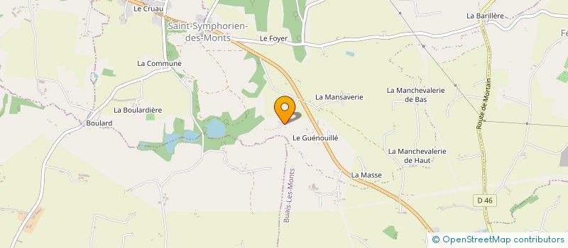 localisation de l'entreprise MADAME ROLANDE FOUCAULT à BUAIS-LES-MONTS