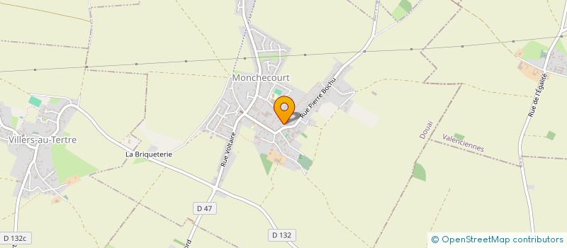 localisation de l'entreprise MADAME ROLANDE GALIEZ à MONCHECOURT