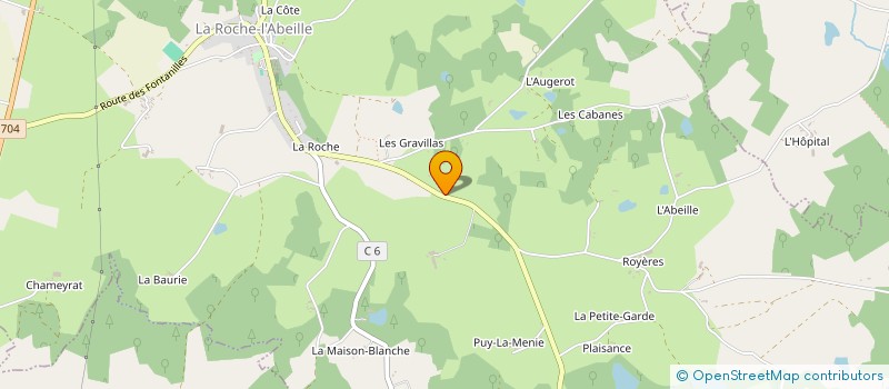 localisation de l'entreprise MADAME ROLANDE GANTEILLE à RILHAC-LASTOURS