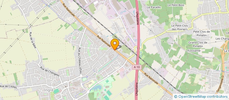 localisation de l'entreprise MADAME ROLANDE GUIEROU à INGRE