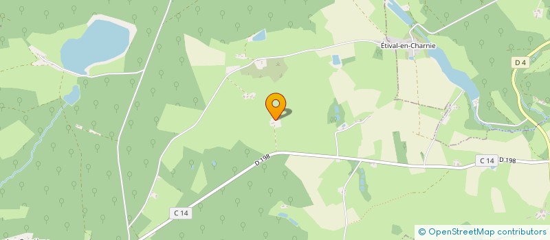 localisation de l'entreprise MADAME ROLANDE HEURTEBISE  SAINT OUEN EN CHAMPAGNE