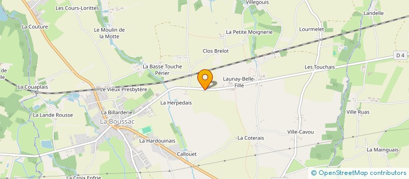 localisation de l'entreprise MADAME ROLANDE LEDEDENTE  LA BOUSSAC