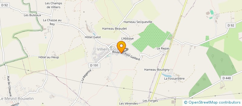localisation de l'entreprise MADAME ROLANDE LEGOUPIL à VILLIERS-FOSSARD