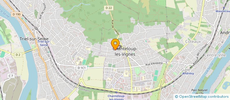 localisation de l'entreprise MADAME ROLANDE LENGLIN  ANDRESY